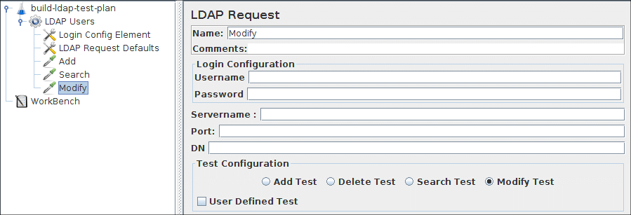 图 8a.4.3 内置修改测试的 LDAP 请求